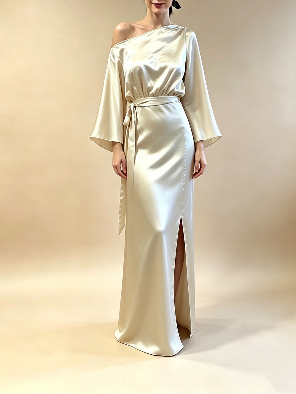 NWOT Figue Satin Elegant Dress